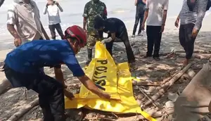 Mayat Misterius Tinggal Kulit dan Kerangka Ditemukan di Pantai Lampung Selatan