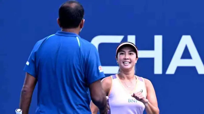 Foto: Aldila Sutjiadi/Rohan Bopanna Tembus Semifinal US Open 2024 usai Taklukkan Juara Grand Slam dan Peraih Medali Emas Olimpiade