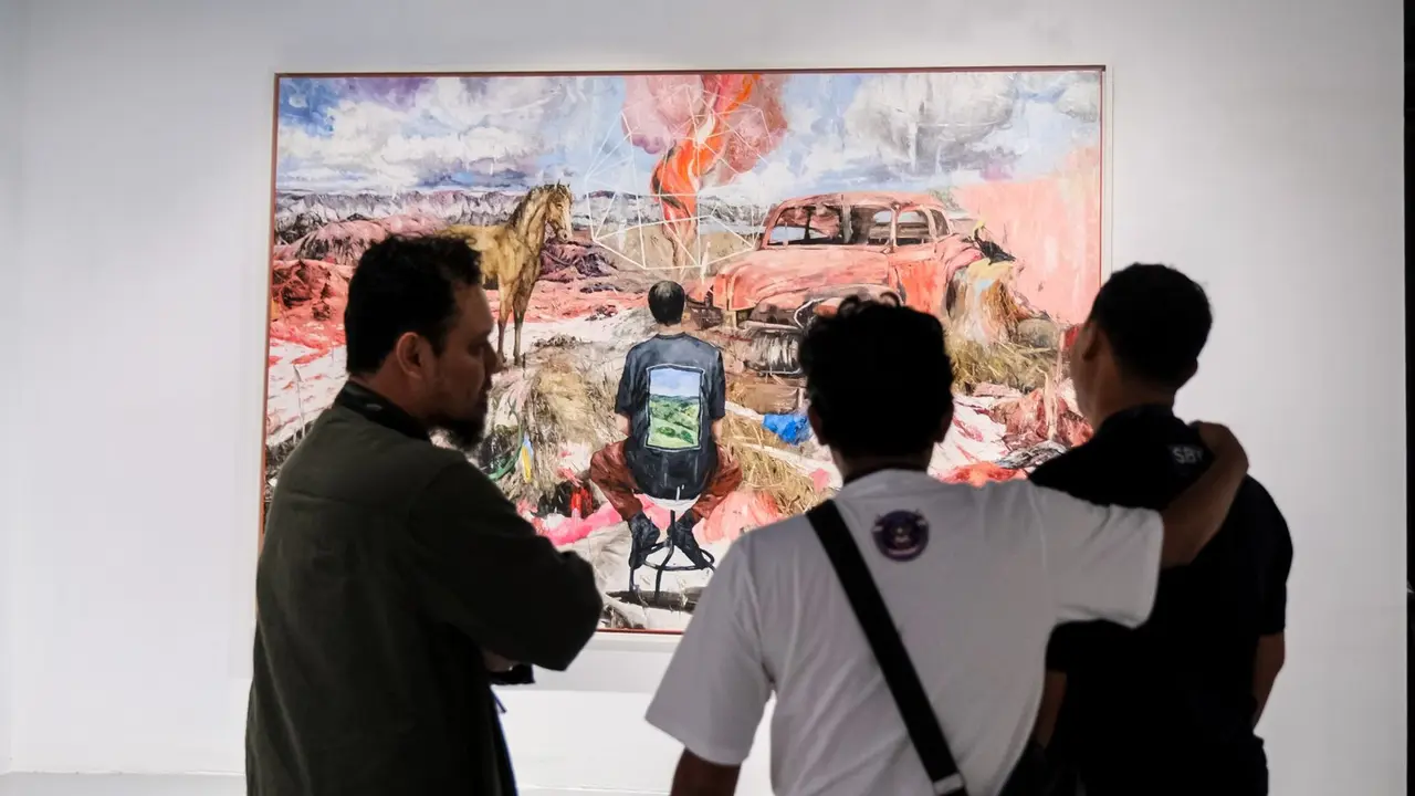 Saat SBY Soroti Isu Kemanusiaan dan Lingkungan di Pameran Bareng Komunitas Pelukis