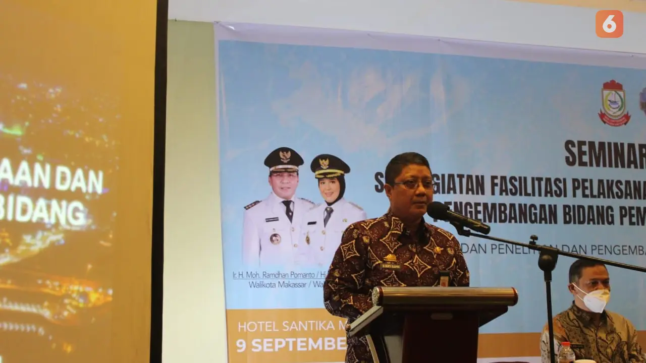 Kepala Balitbangda Kota Makassar, Andi Bukti Djufrie (Liputan6.com/Fauzan)