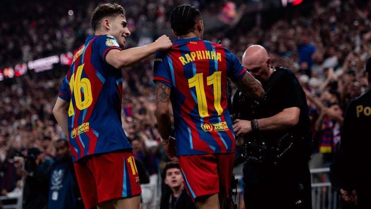 Barcelona Kampiun Piala Super Spanyol 2026, Taklukkan Real Madrid 3-2