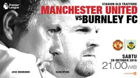 Manchester United vs Burnley FC (Liputan6.com/Abdillah)