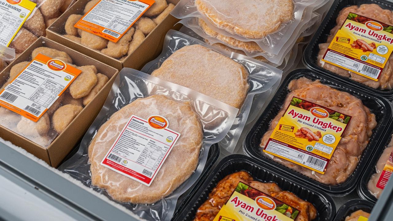 Ilustrasi Frozen Food