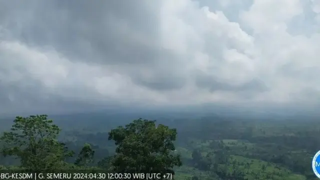 Gunung Semeru Erupsi selama 104 detik (Istimewa)