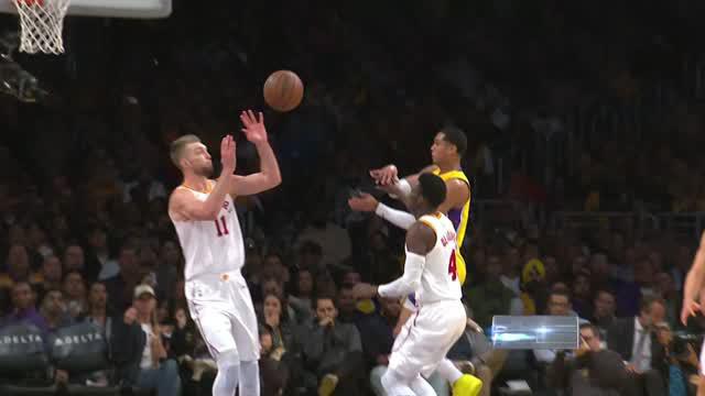 Berita video game recap NBA 2017-2018 antara LA Lakers melawan Indiana Pacers dengan skor 99-86.