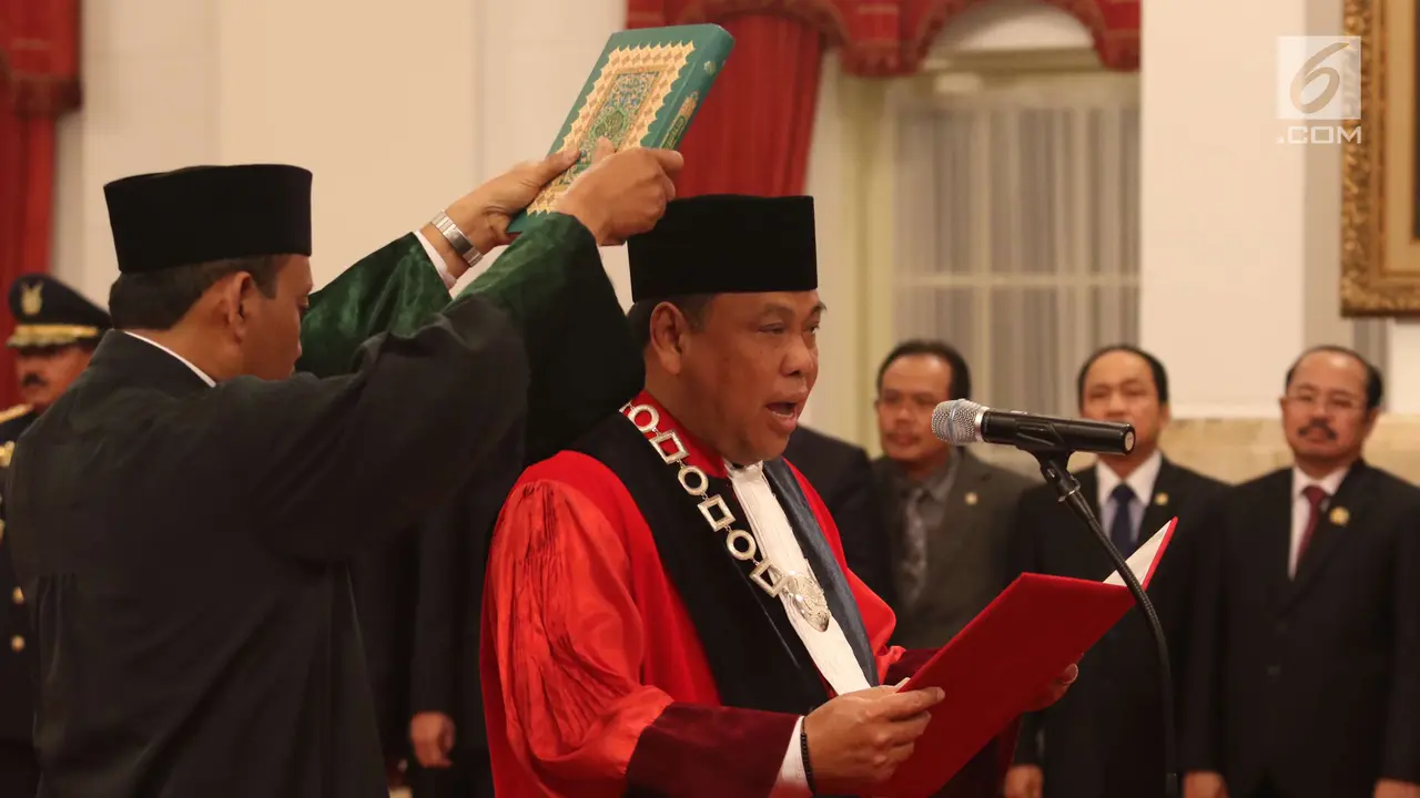 Usai Disetujui DPR, Arief Hidayat Menjabat Hakim MK Kembali