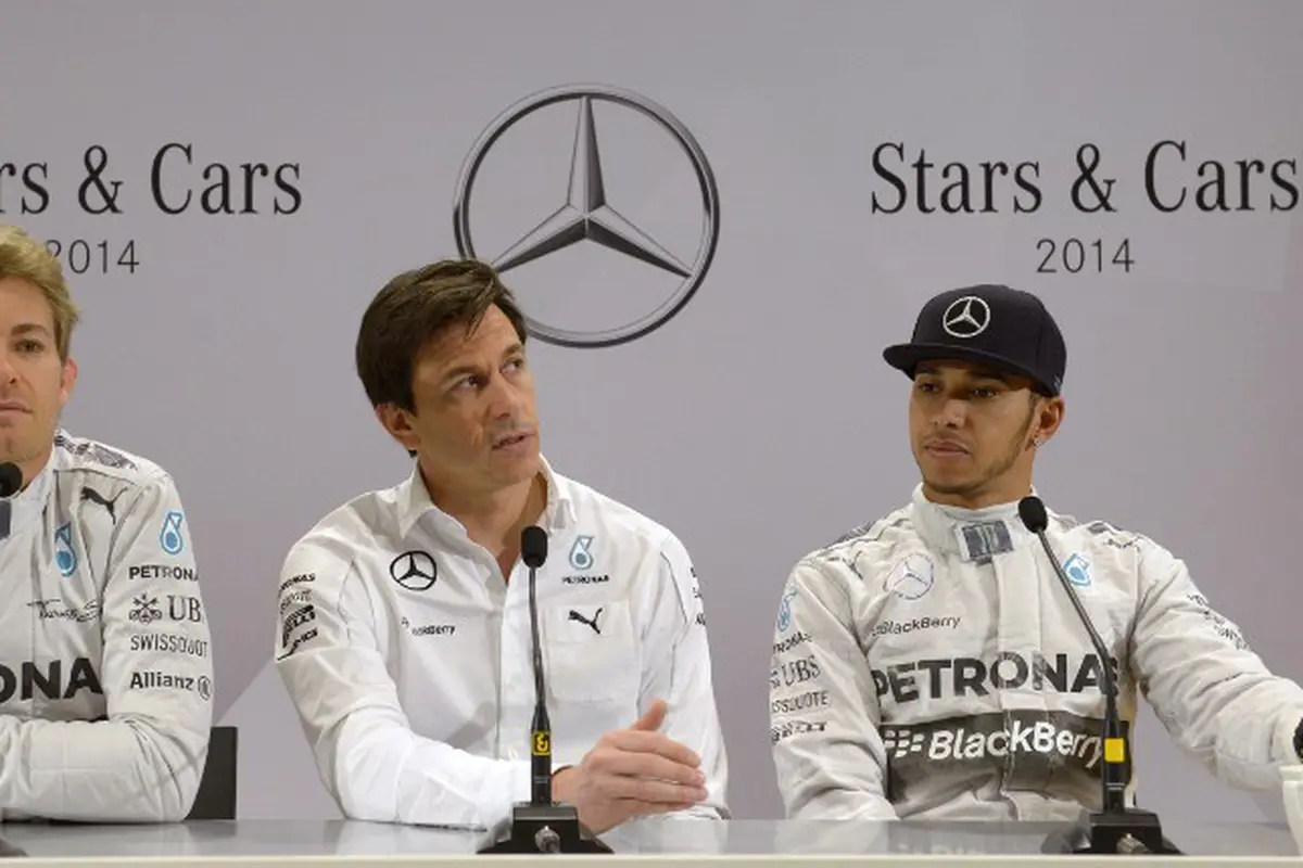 Nico Rosberg Toto Wolff, Lewis Hamilton