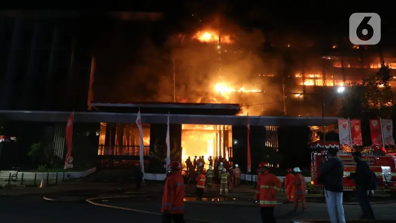 Gedung Kejaksaan Agung Terbakar