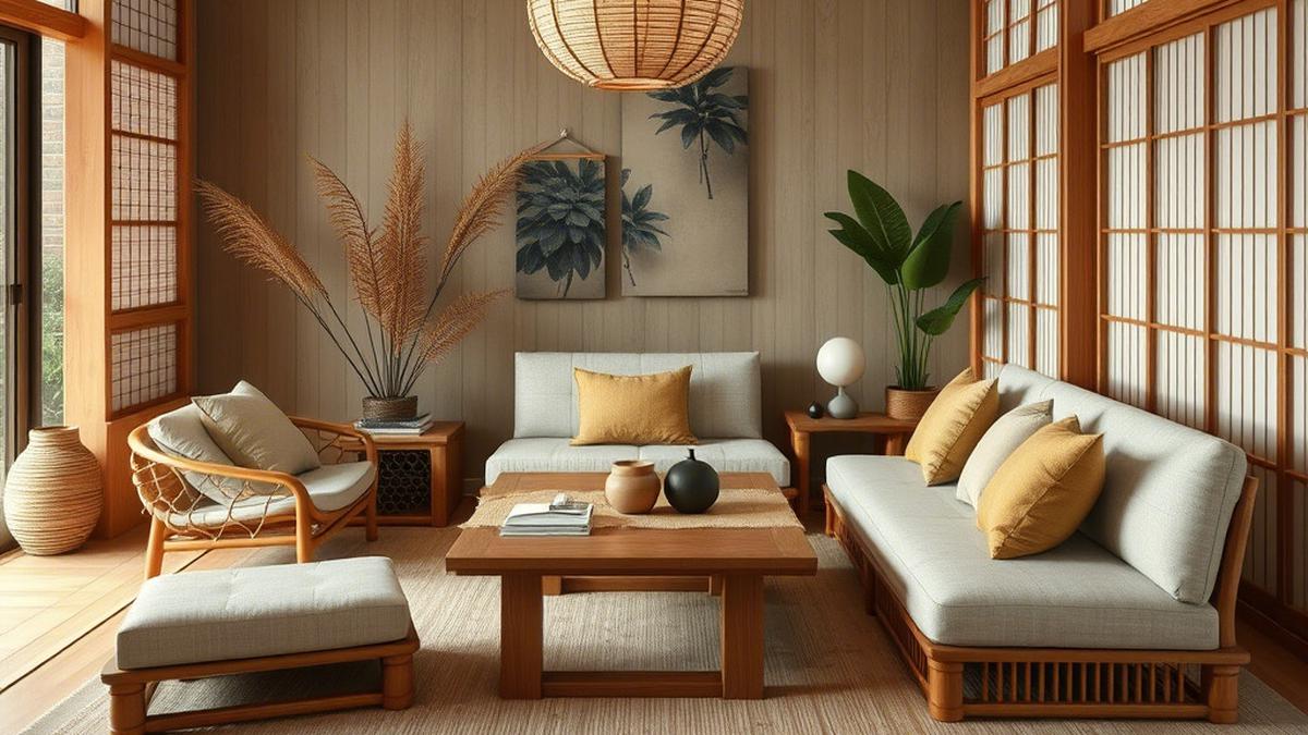 8 Desain Ruang Tamu Bergaya Japandi, Estetika Minimalis yang Nyaman