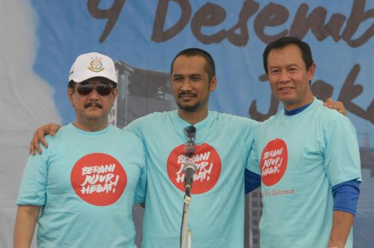 Para pejabat peringati Hari Antikorupsi Dunia di Monas
