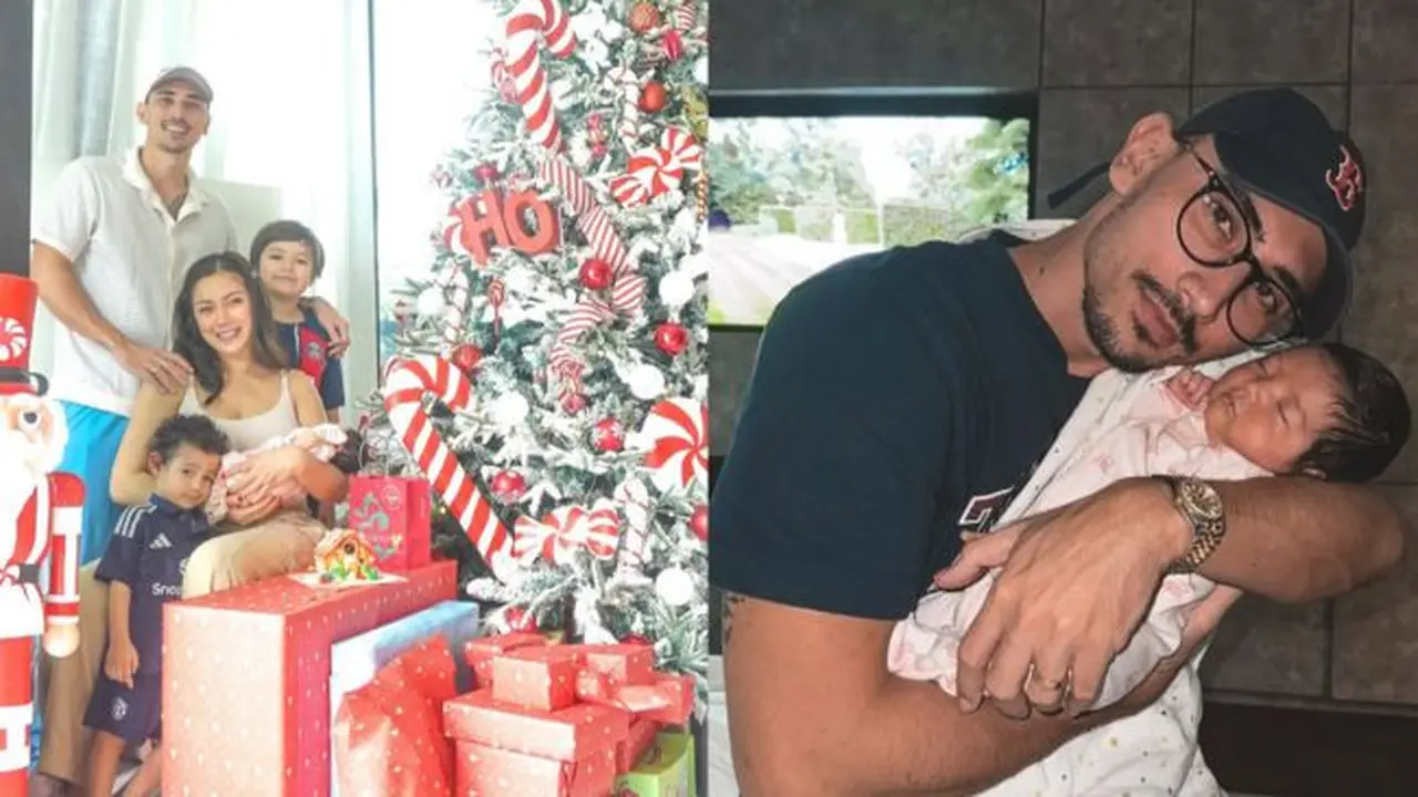 Usia 40 Hari, Jessica Iskandar Pamerkan Foto Baby Hagia dengan Wajah yang Tak Lagi Ditutupi (credit: instagram.com/v.andrianto/inijedar).