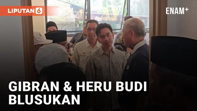 Gibran Temani Heru Budi Kunjungi Kawasan Kamal Muara