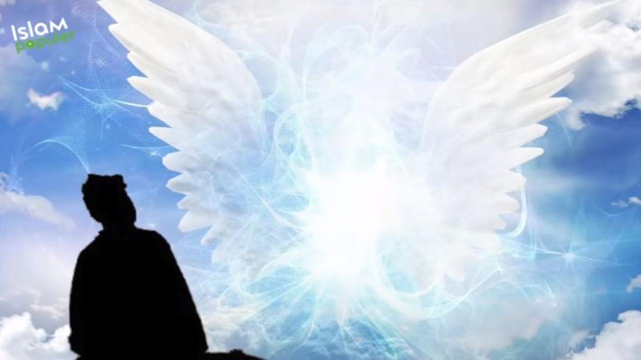Ilustrasi - Manusia dan malaikat. (Foto: SS YT Islam Populer)
