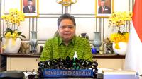 Menteri Koordinator Bidang Perekonomian Airlangga Hartarto menyampaikan bahwa pelaksanaan penyelesaian tumpang tindih pemanfaatan ruang yang dilakukan dengan Kebijakan Satu Peta selaras dengan amanat Perpu Cipta Kerja.Hal tersebut diungkap dalam Rakornas Informasi Geospasial 2023, Senin (20/3/2023). (Dok Kemenko perekonomian)
&nbsp;