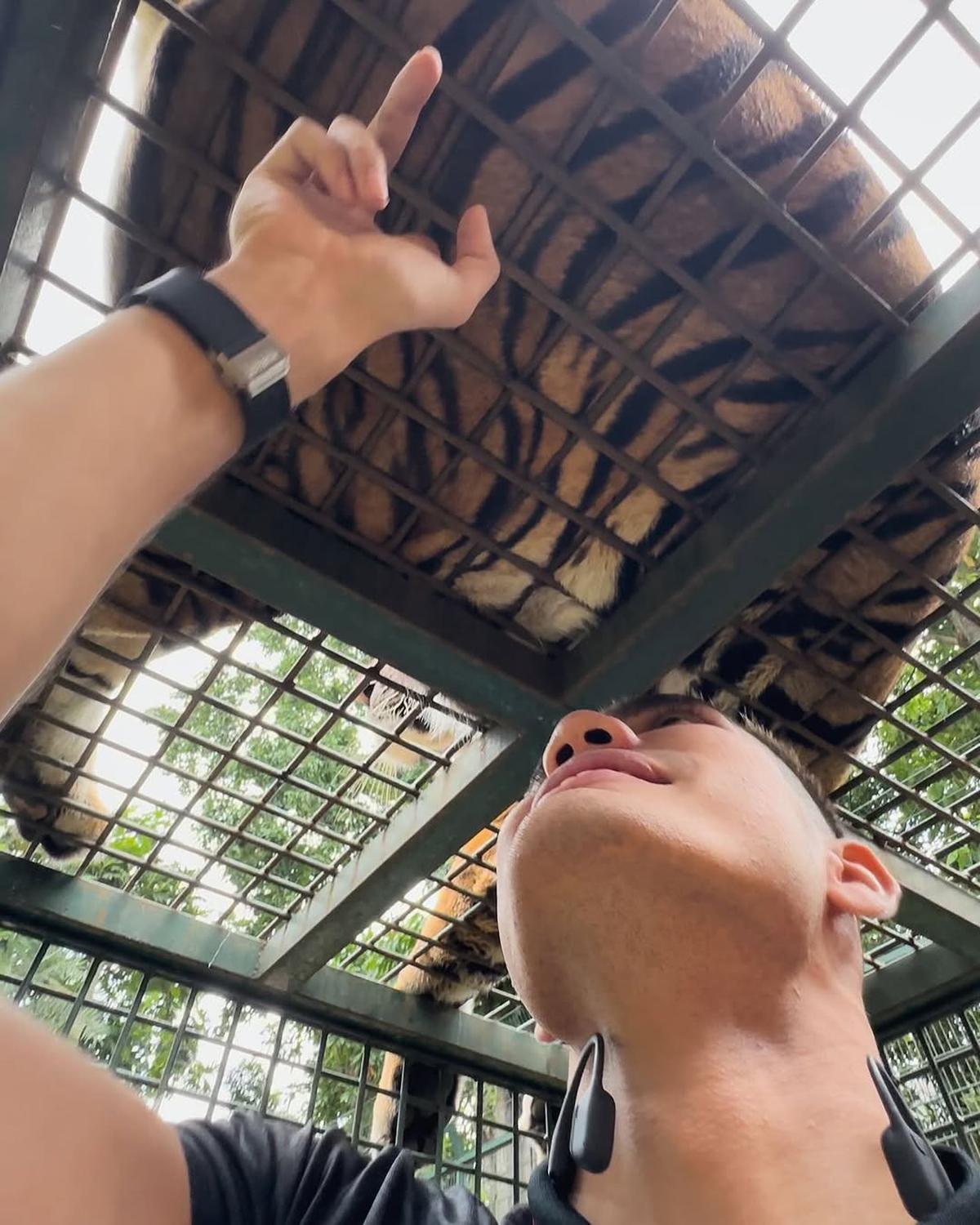 Potret Keseruan Aisar Khaled di Rumah Alshad Ahmad, Berasa Satu Hari di Kebun Binatang