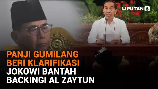Mulai dari Panji Gumilang beri klarifikasi hingga Jokowi bantah backing Al Zaytun, berikut sejumlah berita menarik News Flash Liputan6.com.