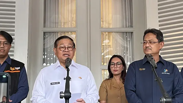 Gubernur DKI Jakarta Pramono Anung di Balai Kota DKI Jakarta, Senin (31/8/2026). (Liputan6.com/Winda Nelfira).