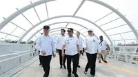 Pramono Resmikan Jembatan dan Stasiun KRL, Stadion JIS Kini Terhubung ke Ancol