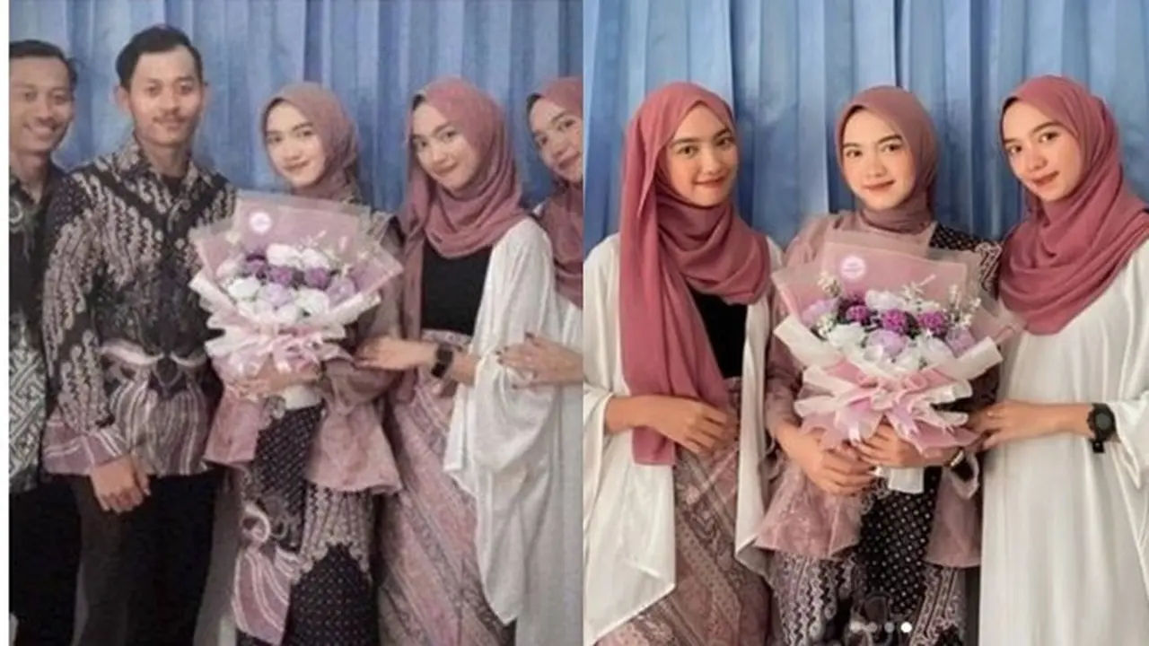 6 Momen Lamaran Gadis Kembar Tiga Banyuwangi, Calon Suaminya Pria Kembar