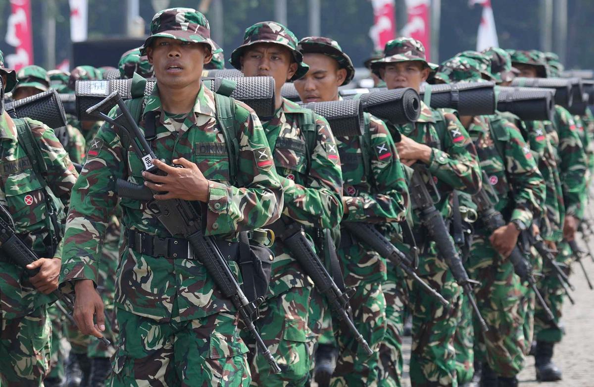 FOTO: Paska Demo Anarkis, TNI  Perketat Pengamanan Ibukota Jakarta