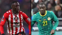 Habib Diarra saat memperkuat Sunderland (kiri) dan di Piala Dunia 2026 bersama balutan jersey Senegal. (Sunderland)