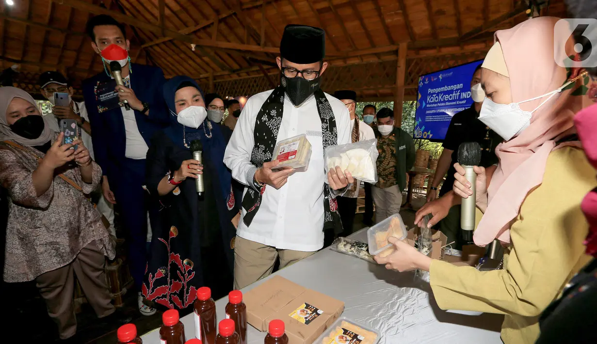 Workshop KaTa Kreatif yang dilaksanakan di 36 kabupaten dan kota akan dilanjutkan dengan pendampingan mengenai akses pemasaran, kemudahan perizinan, pelaporan keuangan, dan pembiayaan.(Liputan6.com/Fery Pradolo)
