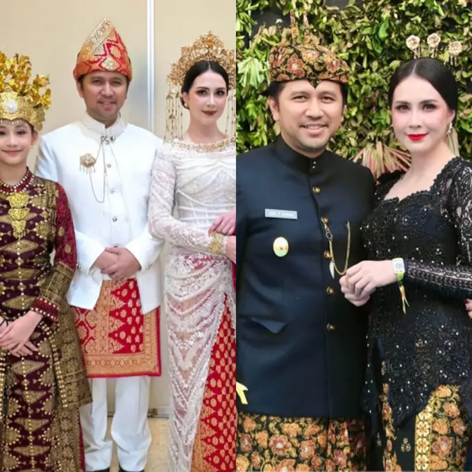 Arumi Bachsin Dibalut Baju Adat saat Penaikan dan Penurunan Bendera di Hari Kemerdekaan RI ke-80