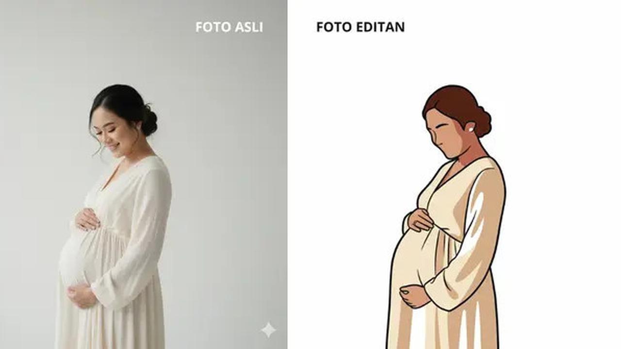 7 Contoh Prompt Gemini AI Edit Foto Maternity Shoot, dari Efek Dreamy hingga Sinematik