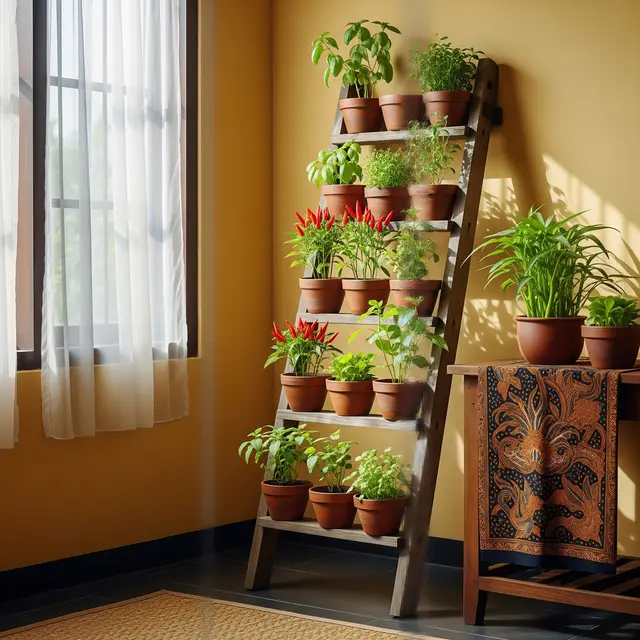 9 Ide Kebun Sayur Mini di Sudut Rumah dengan Pot Vertikal, Solusi Lahan Terbatas