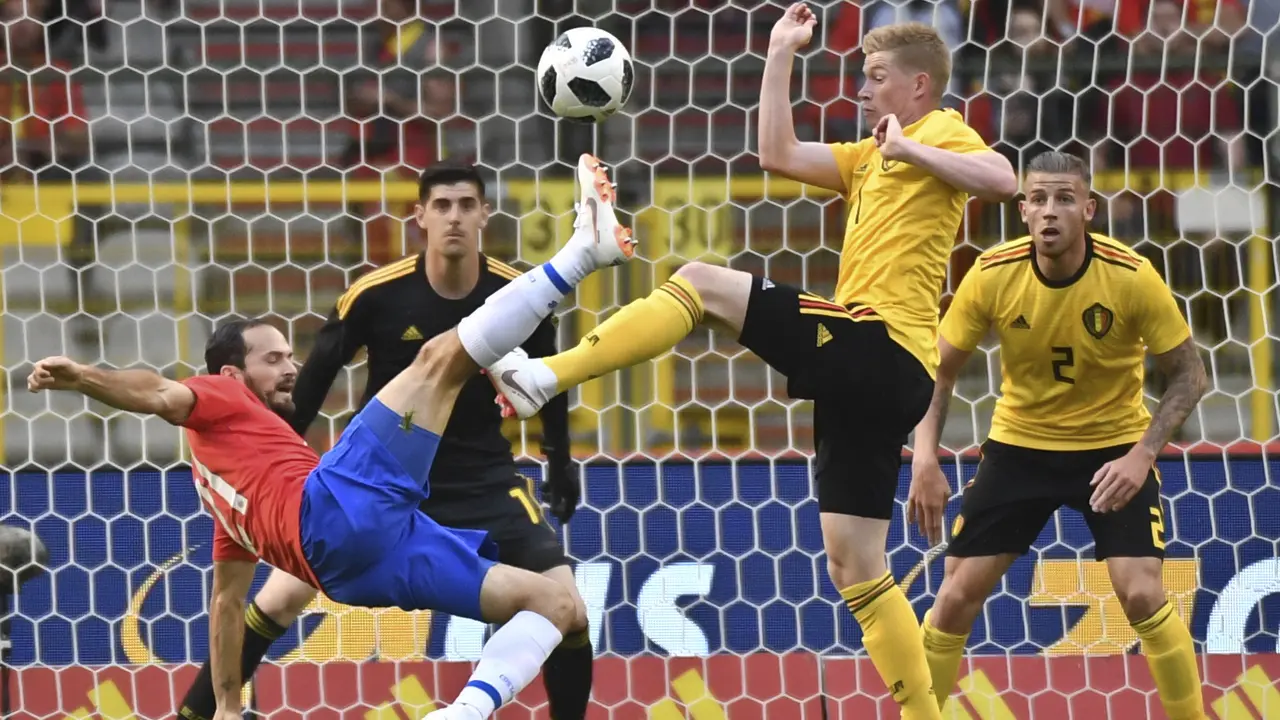 Belgia, Kosta Rika, Laga Uji Coba