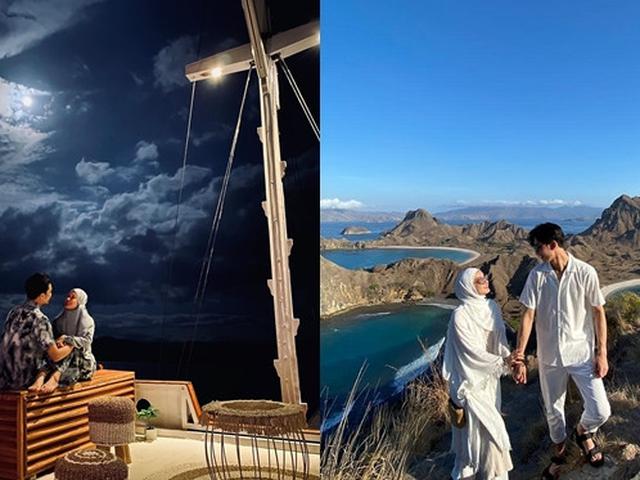 6 Potret Honeymoon Dinda Hauw Dan Rey Mbayang Di Labuan Bajo Romantis Hot Liputan6 Com