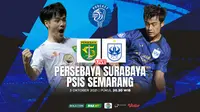 Nikmati Live Podcast Pertandingan BRI Liga 1: Persebaya Surabaya Vs PSIS Semarang