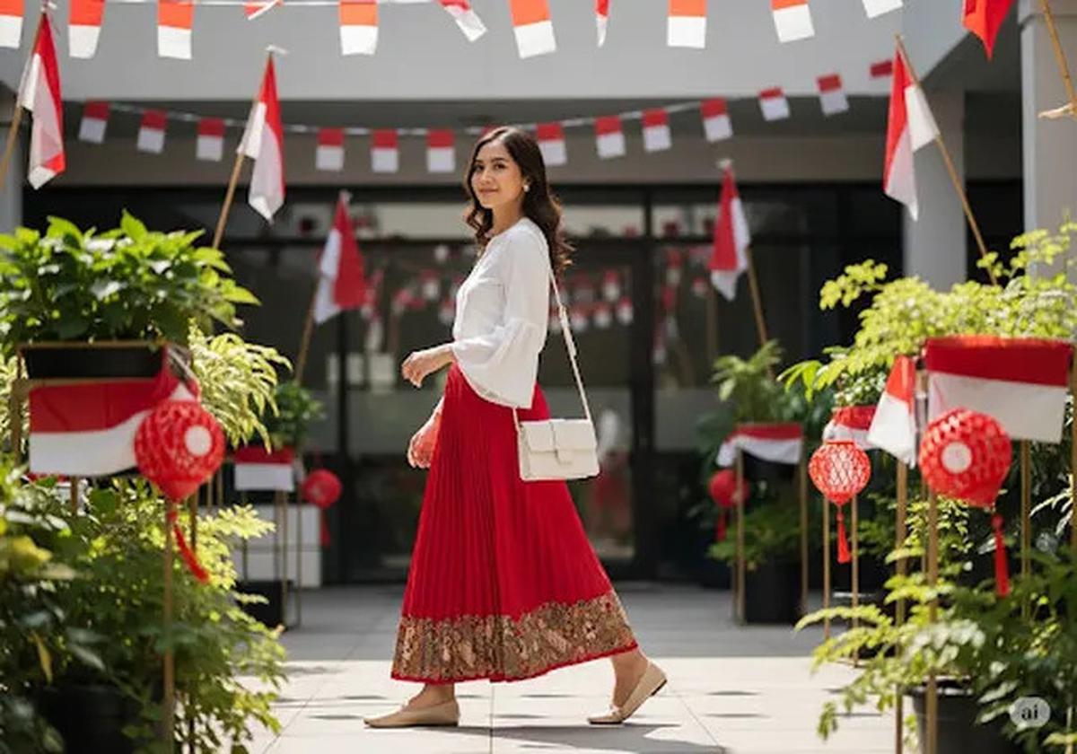 10 Inspirasi Outfit untuk Rayakan 17 Agustus, Tampil Stylish dan Nasionalis