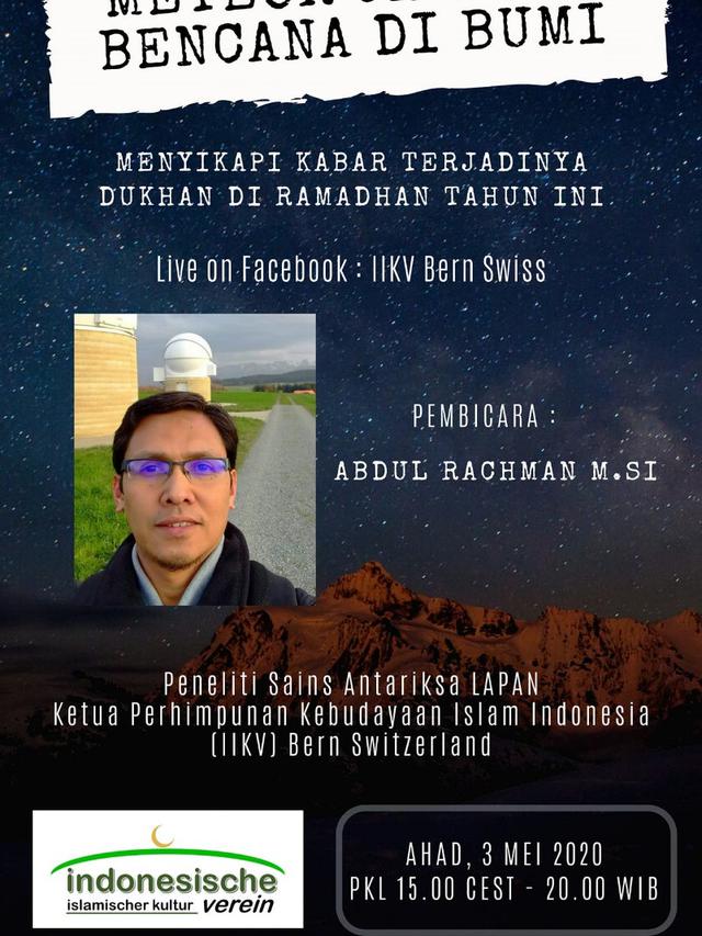Peneliti Sains Antarikasa LAPAN Abdul Rachman, MSI