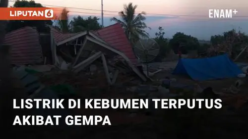 VIDEO: Listrik Di Kebumen Terputus Akibat Gempa 6,4 Magnitudo di Bantul Yogyakarta