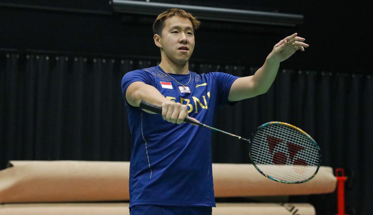 Marcus Fernaldi Gideon. Berasal dari etnis Cina, Marcus Fernaldi Gideon akrab dipanggil "Komar", alias Koh Marcus oleh para fans bulu tangkis Indonesia. (Dok. PBSI)