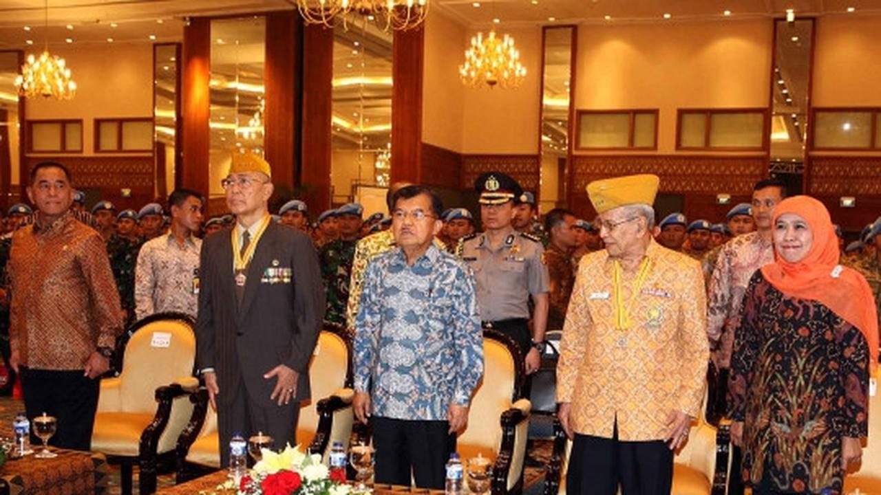 Wapres JK hadiri puncak peringatan Hari Veteran di JCC Senayan