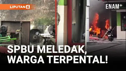 VIDEO: Ledakan di SPBU Yogyakarta Lukai 7 Orang, Korban Terpental 5 Meter