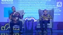 <p>Komisaris Independen BCA Raden Pardede (kanan) saat menjadi pembicara dalam BCA Capital Market Community Iftar Gathering dan Economy Outlook 2022 di The Langham, Jakarta (25/04/2022). BCA telah mencatat pembukaan RDN hampir mencapai 2 juta rekening, yang menempatkan BCA sebagai pemegang market share RDN terbesar di Indonesia. Pencapaian ini ditopang oleh literasi keuangan dan transformasi digital yang dilakukan secara berkesinambungan. (Liputan6.com/HO/Eko)</p>
