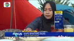 Suasaana sebuah kafe di Desa Bakalan, Sidoarjo, Jawa Timur. Sepintas sama dengan kafe yang berada di alam terbuka, tapi setelah diperhatikan dengan seksama, ada aneka hewan buas di sini.
