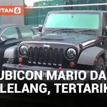 Mobil Rubicon Mario Dandy Bakal Dilelang