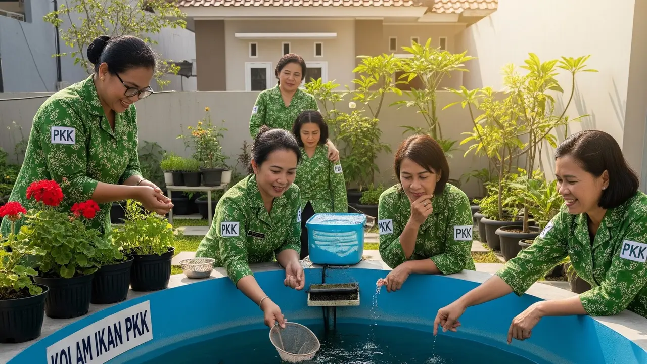 15 Ide Ternak Ikan di Kolam Mini untuk Ibu-ibu PKK