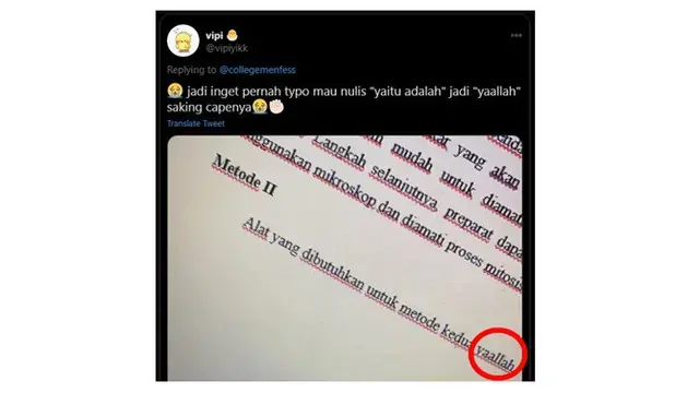 6 Potret Typo di Skripsi Ini Maknanya Jadi Kocak, Dosen Pembimbing Salah Fokus