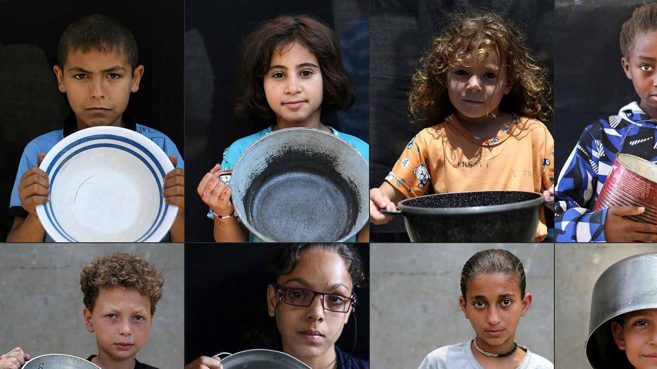 FOTO: Potret  Menyentuh Anak-Anak Gaza Yang Kelaparan