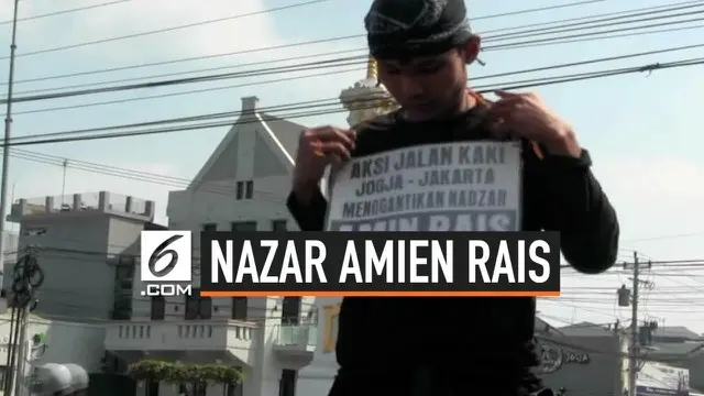 VIDEO: Jalan Kaki dari Yogyakarta ke Jakarta, Gantikan Nazar Amien Rais