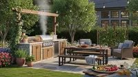 7 Cara Membuat Area BBQ Menyatu dengan Kebun agar Nyaman Dipakai untuk Acara Keluarga