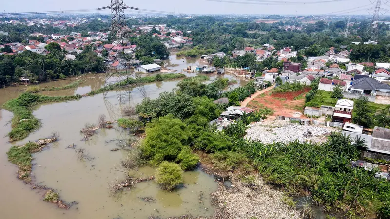 Potret Udara Kondisi Pemukiman Warga Kampung Bulak Depok