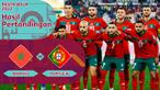 Berita Motion grafis hasil pertandingan Piala Dunia 2022. Timnas Maroko berhasil mengalahkan Timnas Portugal di babak perempat final dengan skor 1-0. Gol tunggal Youssef En-Nesyri bawa Maroko melaju ke babak semi final Piala Dunia 2022.