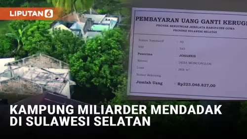 VIDEO: Ratusan Warga di Gowa Jadi Miliarder Mendadak!