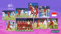 Kolase - Foto Timnas U-24 Di Asian Games 2022 (Bola.com/Adreanus Titus)